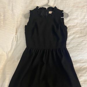 LOFT Little Black Dress size 2 with ruffles